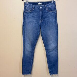 Mother High Waisted Looker Ankle Fray Jeans - Women's Size 28*28
